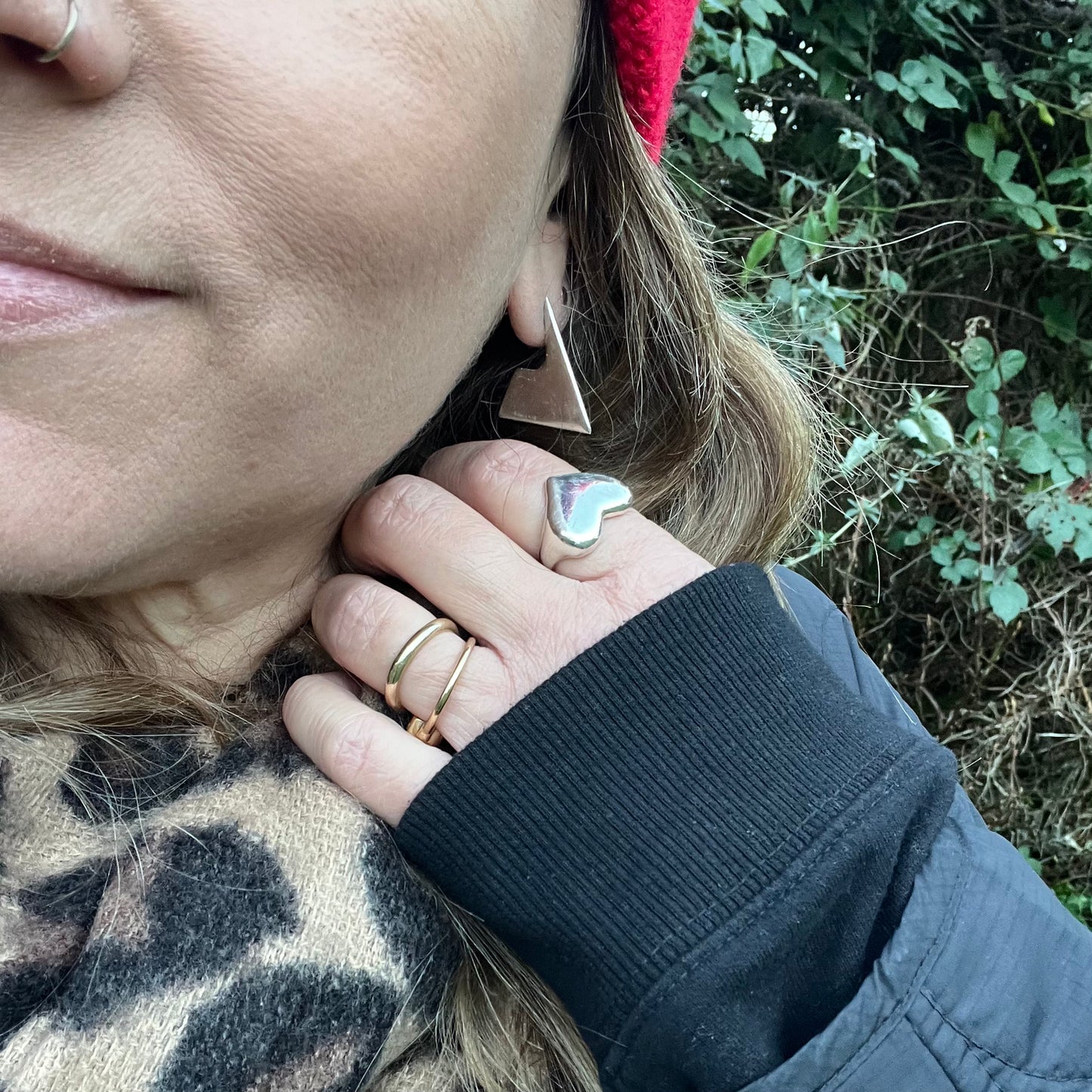 Original mountain earrings